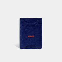 Miles Card Holder - Electric Blue Leather