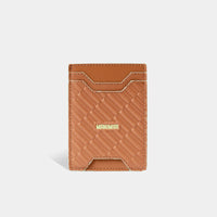 Miles Card Holder - Mocha Mousse Leather