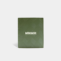 Sail Card Holder - Olive Green Leather