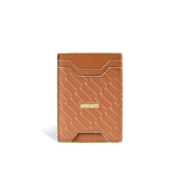 Mocha Mousse Miles Card Holder in Genuine Italian Leather