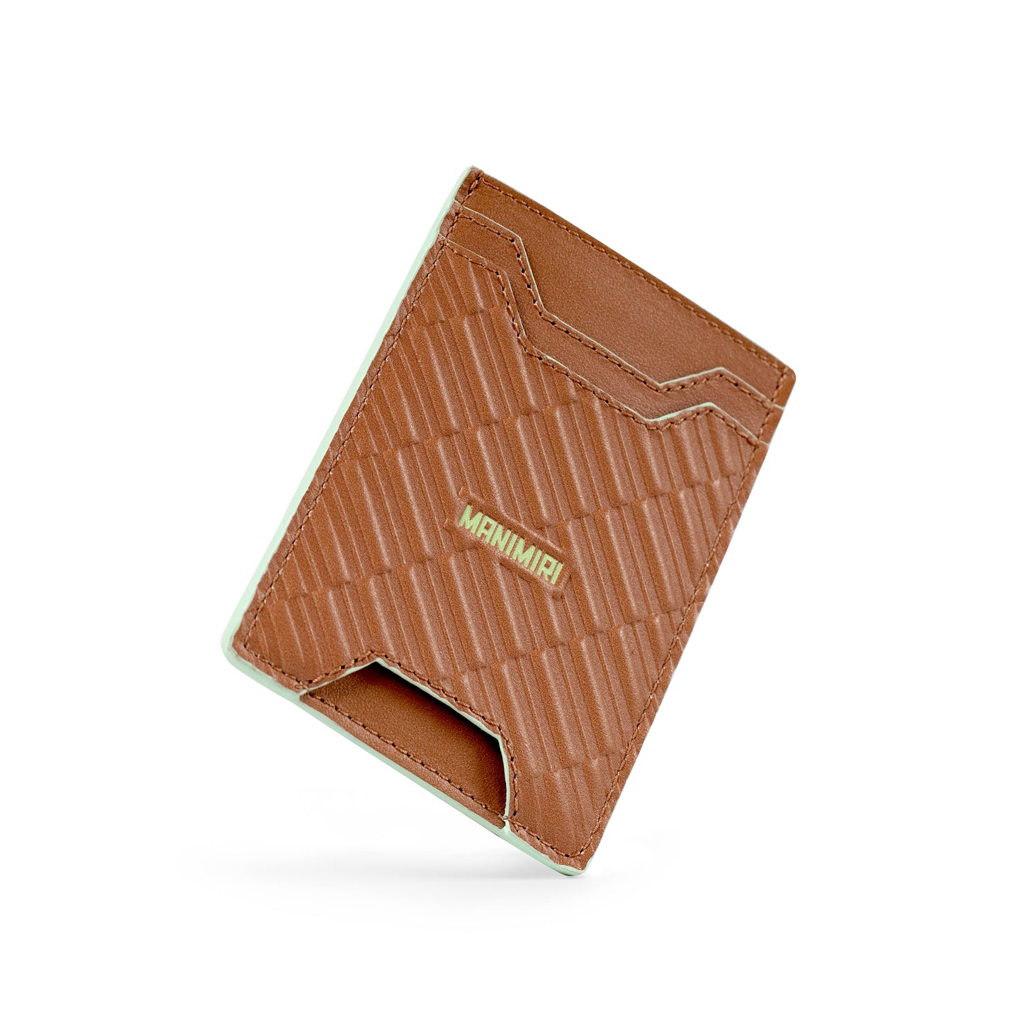 Mocha Mousse Miles Card Holder in Genuine Italian Leather