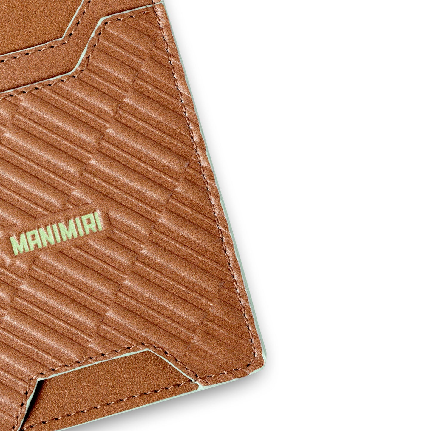 Mocha Mousse Miles Card Holder in Genuine Italian Leather