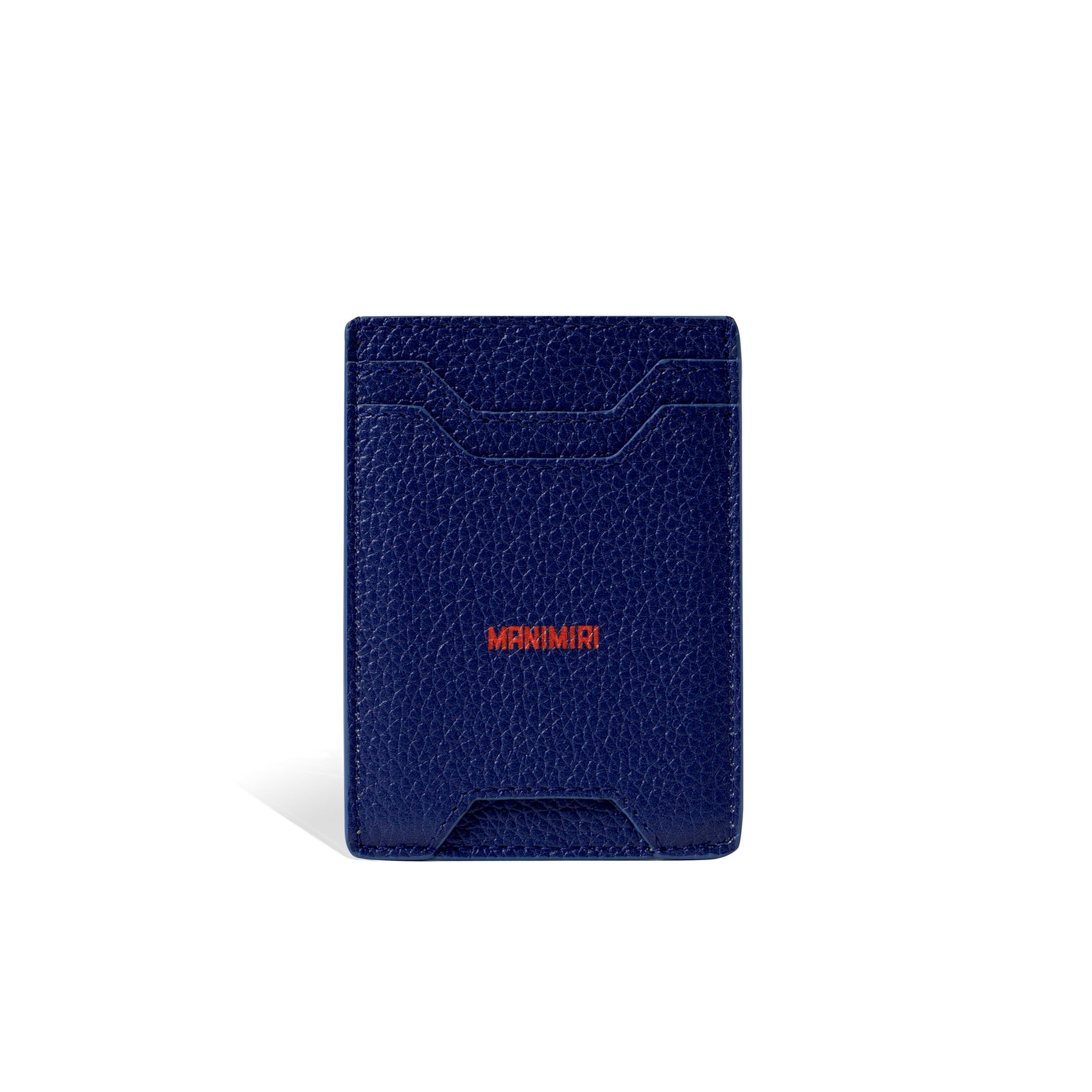Electric Blue Miles Card Holder in Genuine Italian Leather