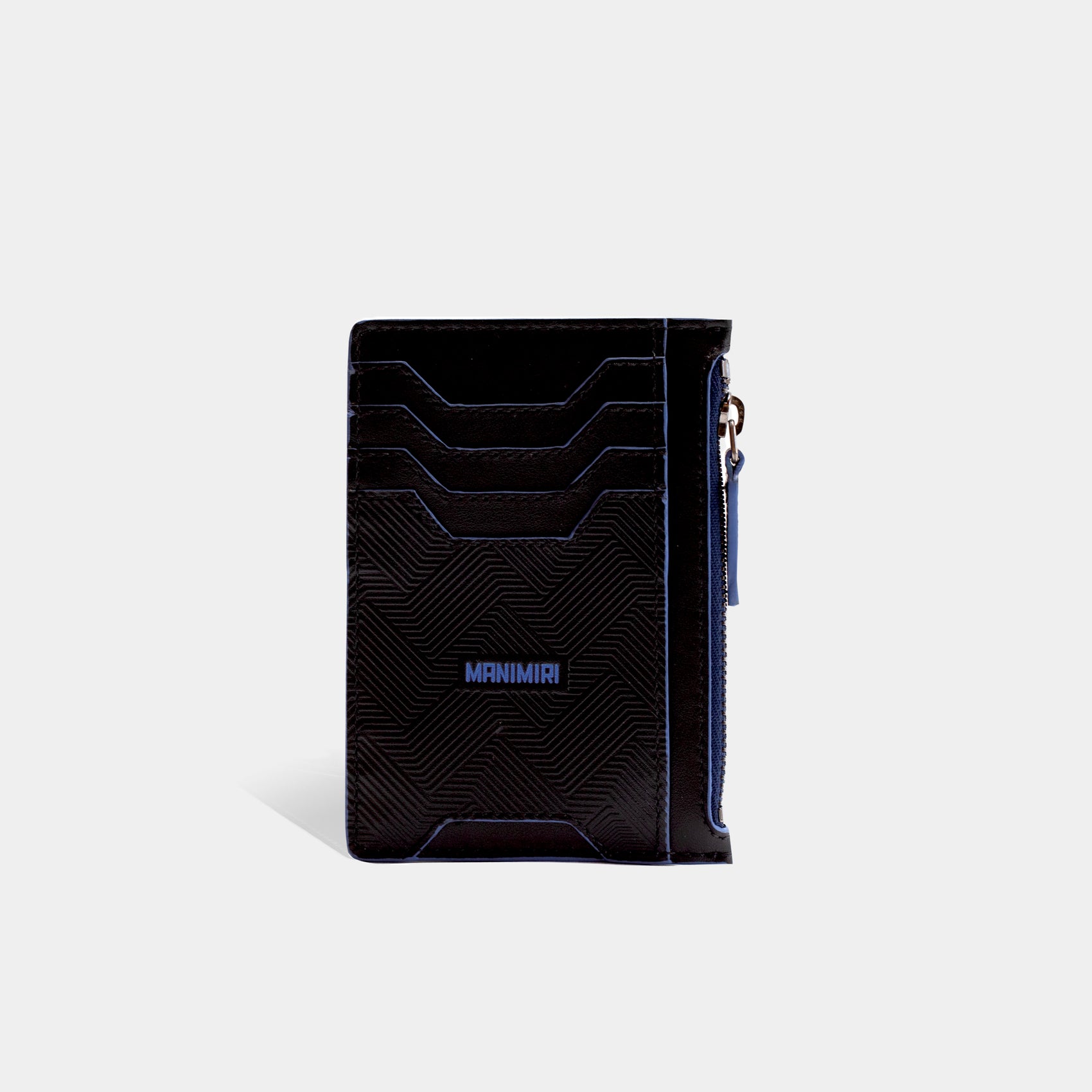 Atlas Card Holder - Jet Black Leather