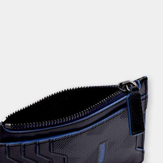 Atlas Card Holder - Jet Black Leather