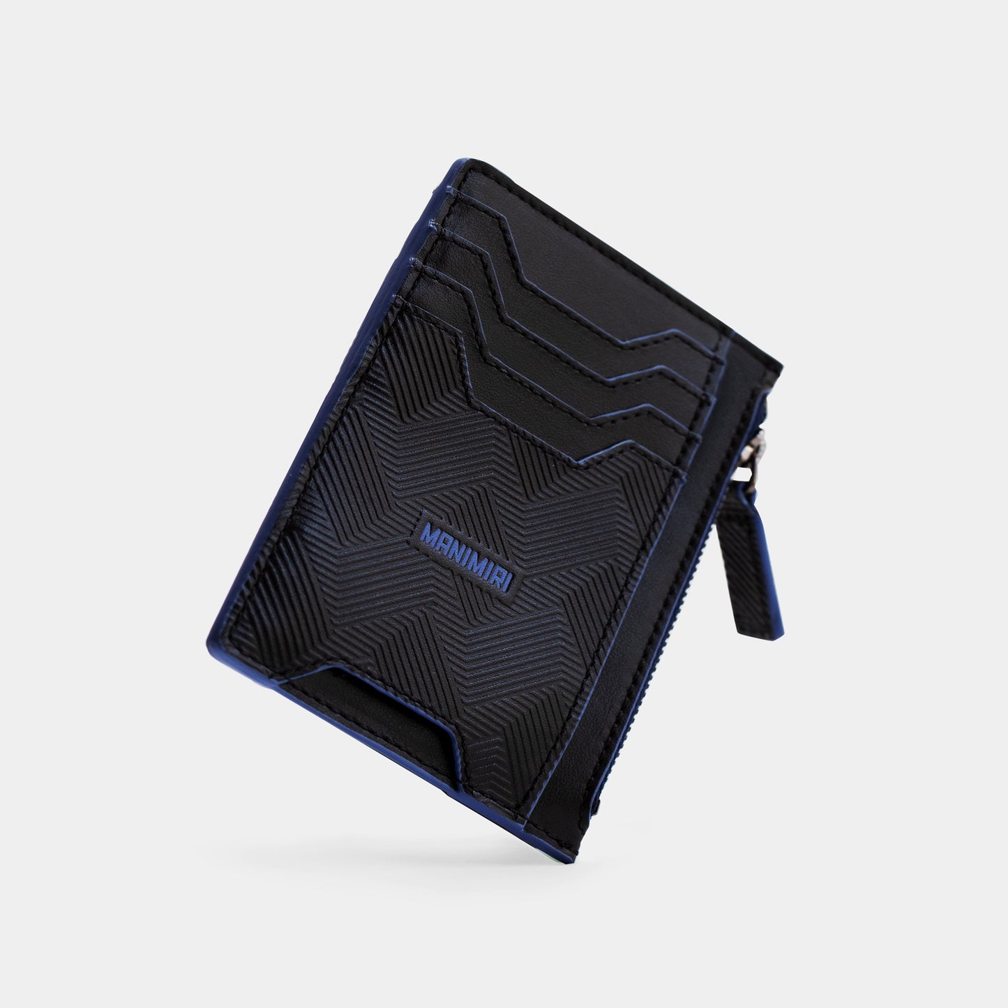 Atlas Card Holder - Jet Black Leather