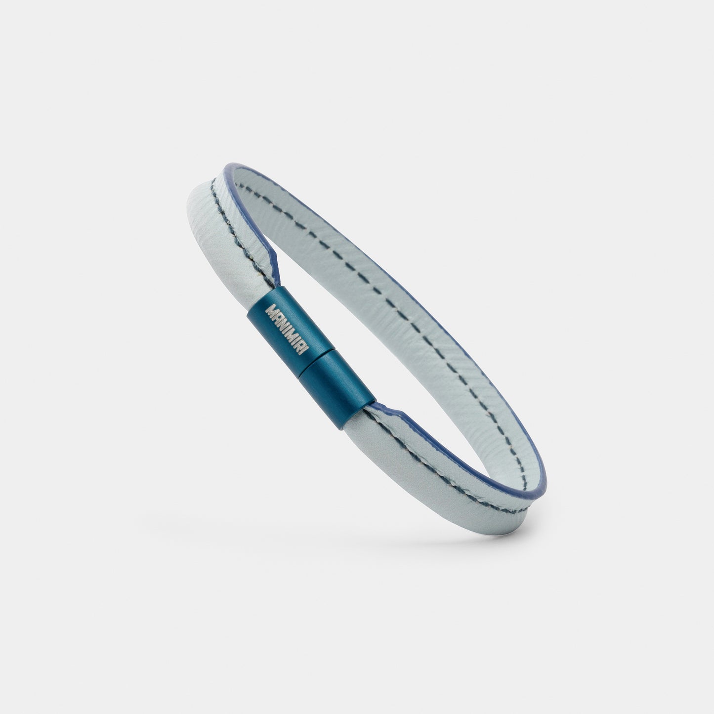Eos Bracelet - Ice Blue Leather
