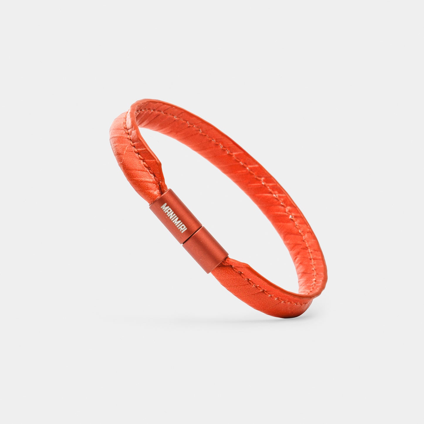 Eos Bracelet - Warm Red Leather