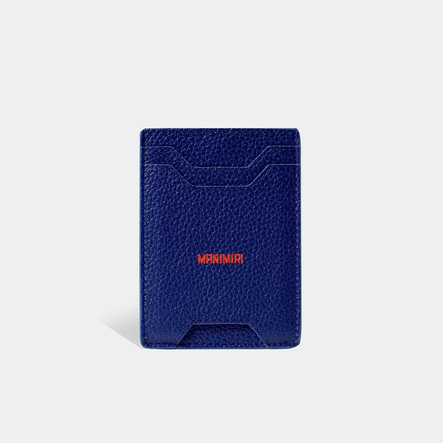 Miles Card Holder - Electric Blue Leather