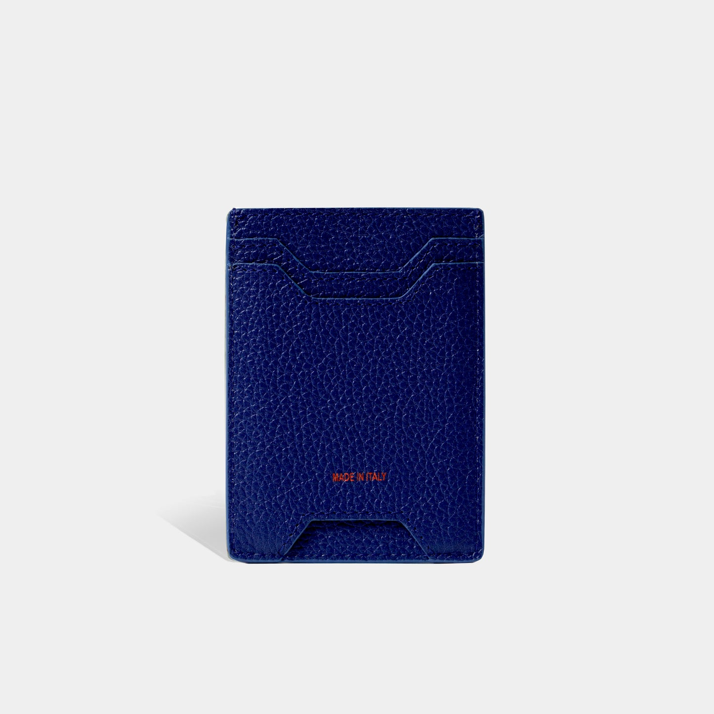 Miles Card Holder - Electric Blue Leather