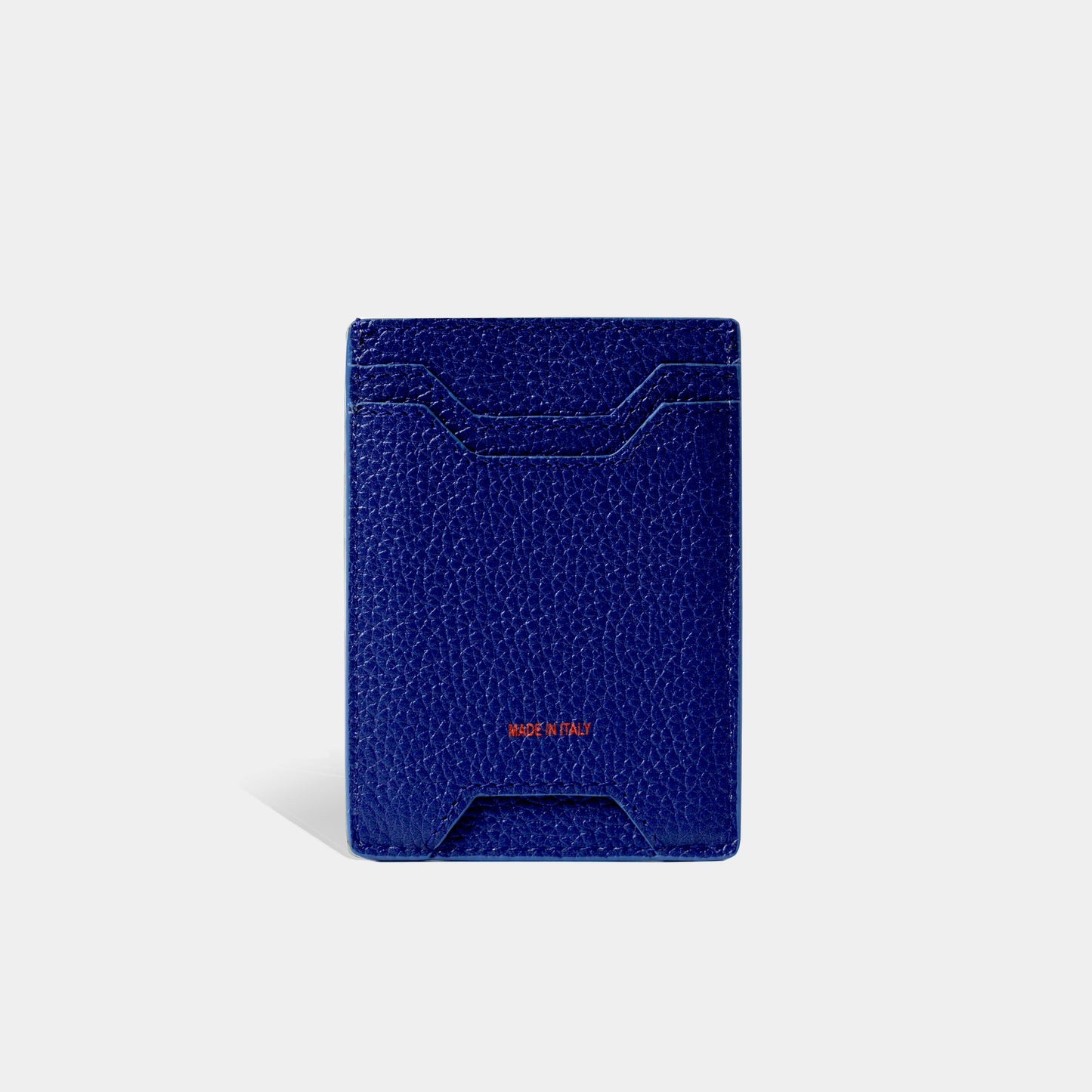 Miles Card Holder - Electric Blue Leather