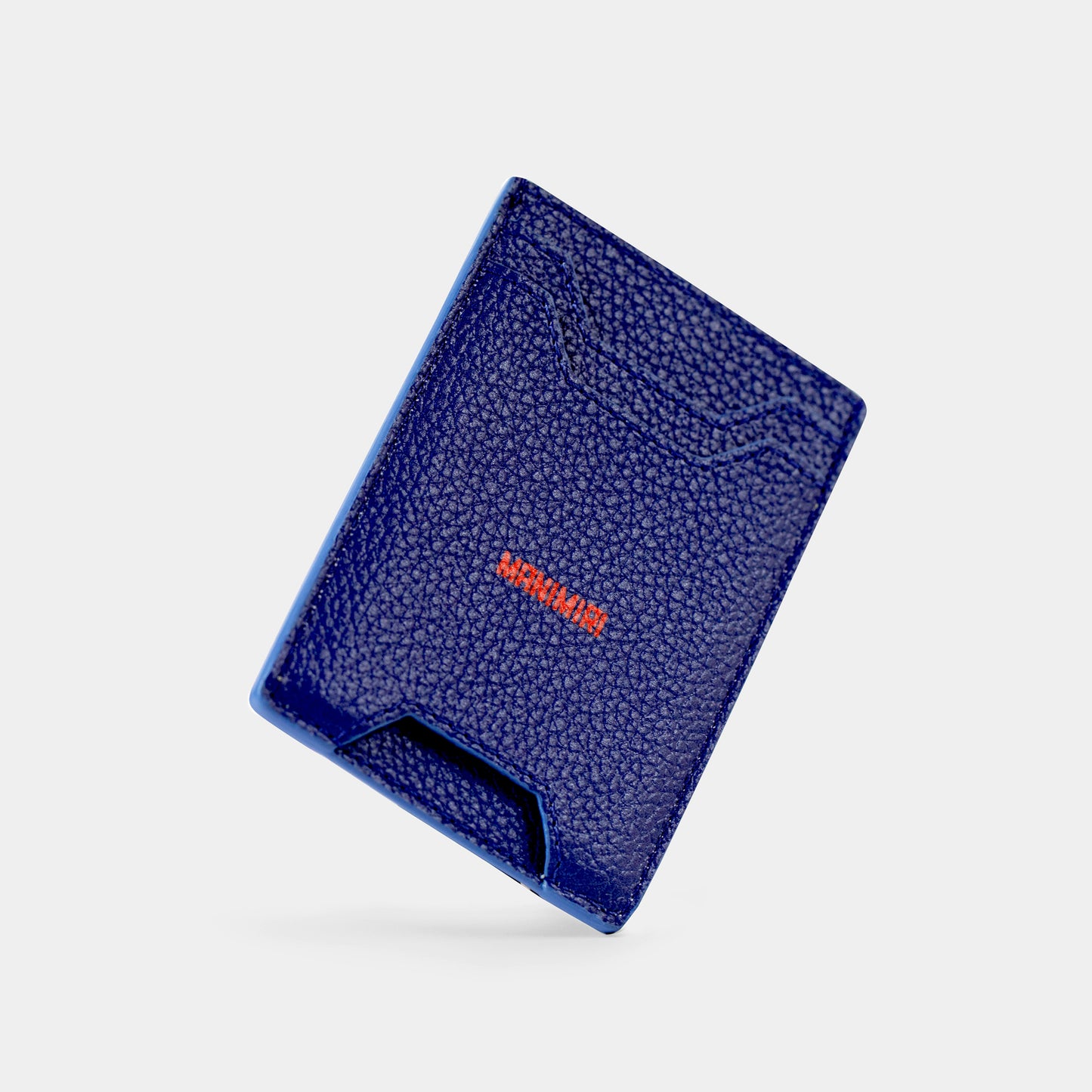 Miles Card Holder - Electric Blue Leather
