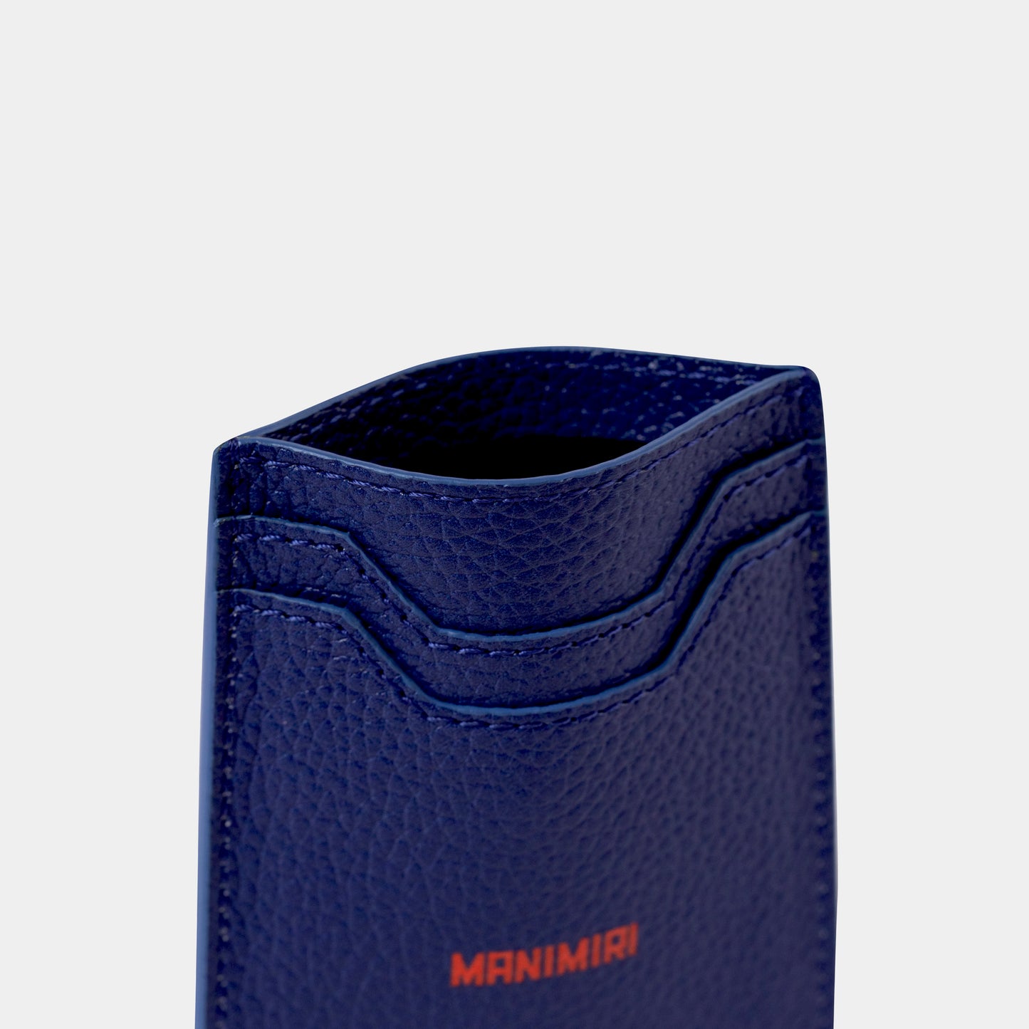 Miles Card Holder - Electric Blue Leather