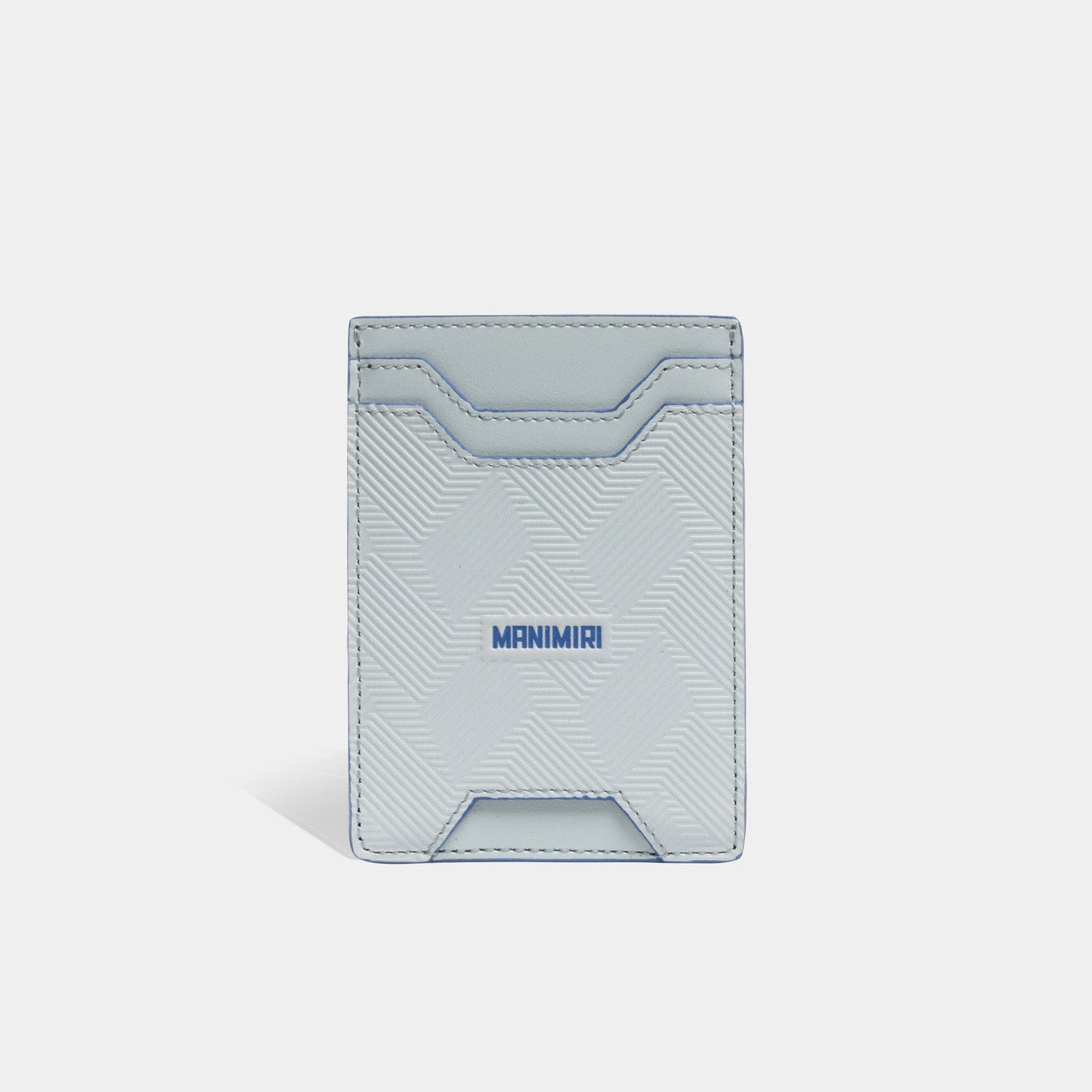 Miles Card Holder - Ice Blue Leather
