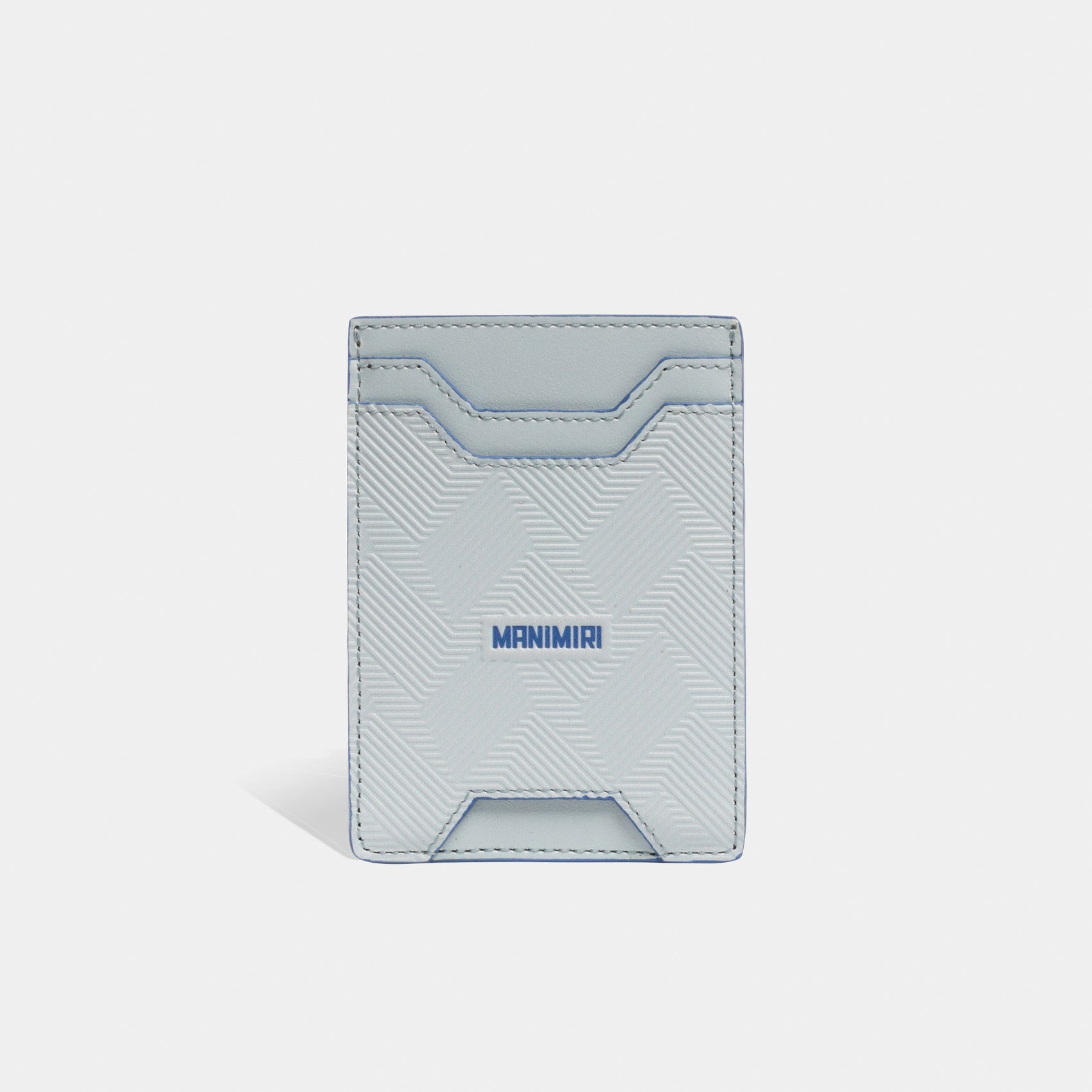 Miles Card Holder - Ice Blue Leather