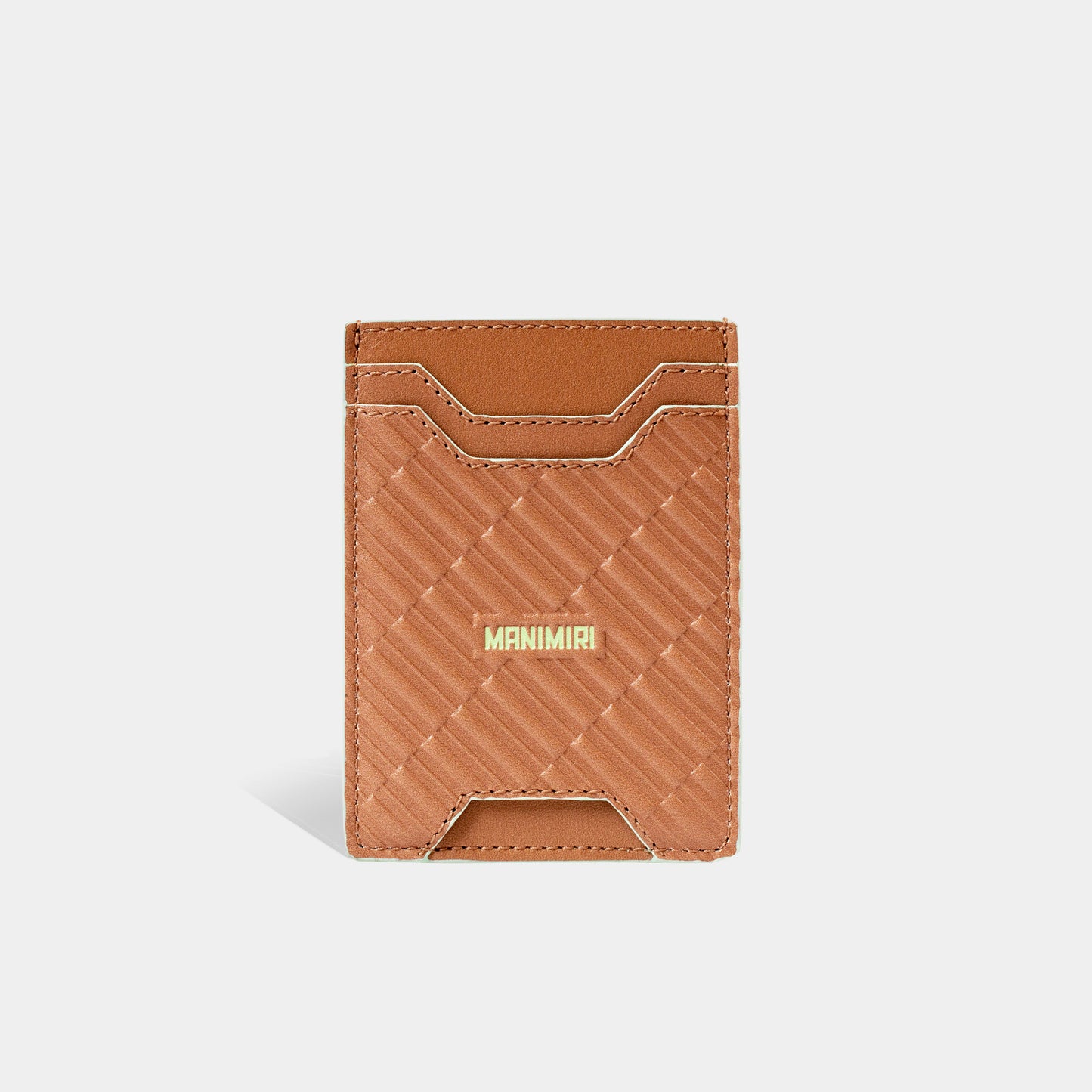 Miles Card Holder - Mocha Mousse Leather