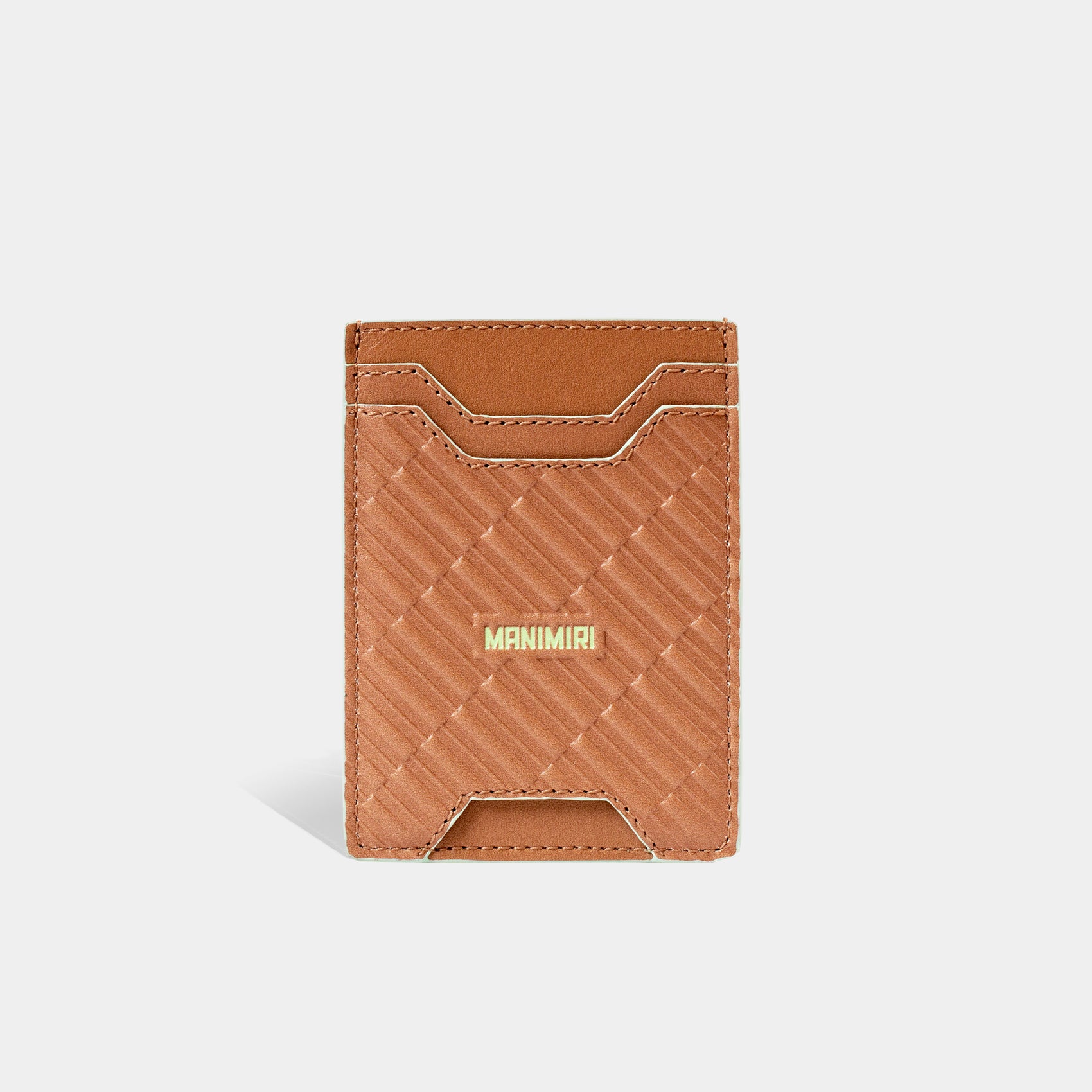 Miles Card Holder - Mocha Mousse Leather