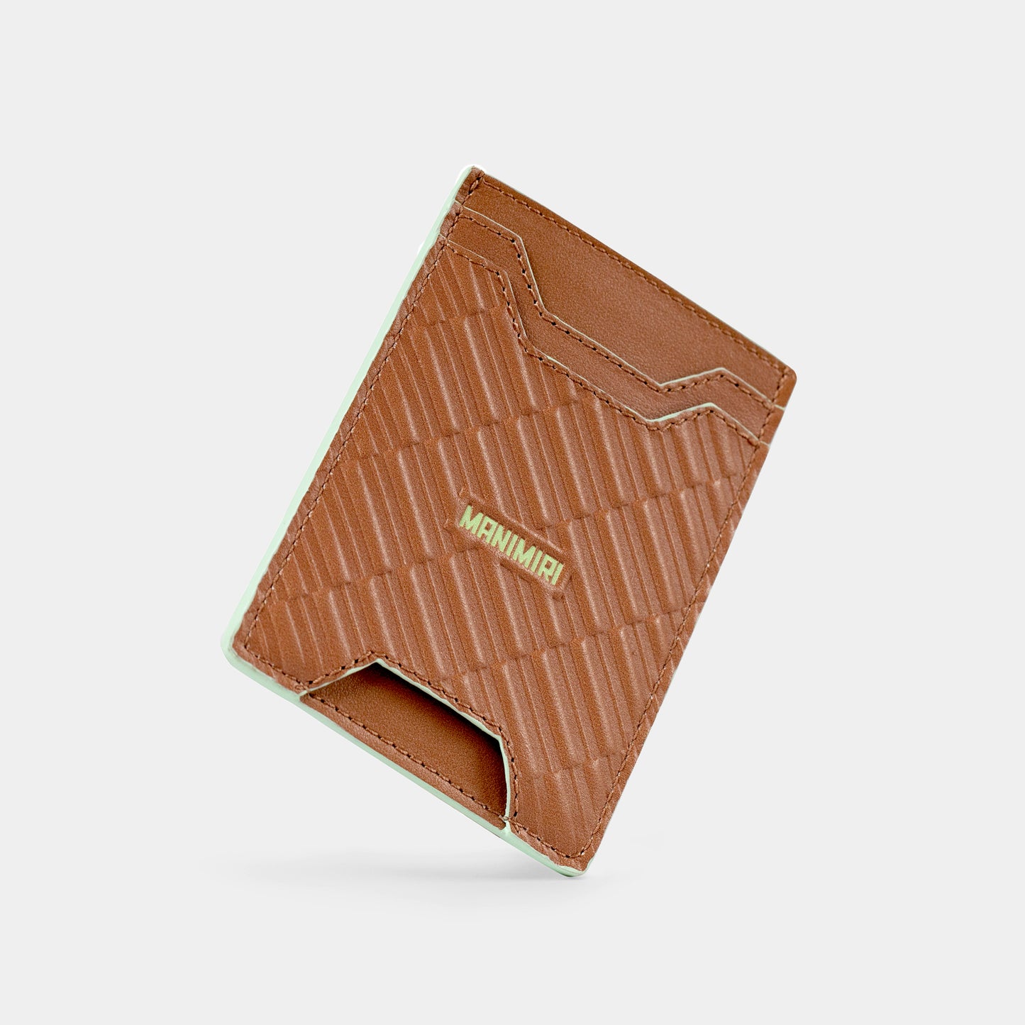 Miles Card Holder - Mocha Mousse Leather