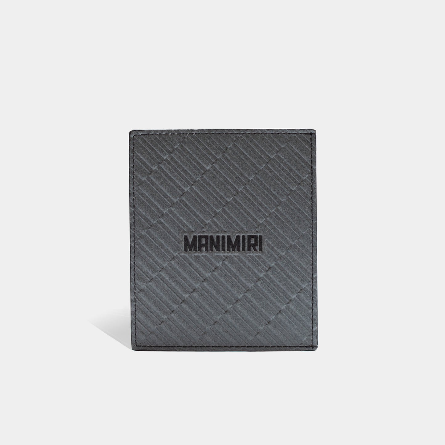 Sail Card Holder - Smoke Gray Leather