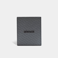 Sail Card Holder - Smoke Gray Leather