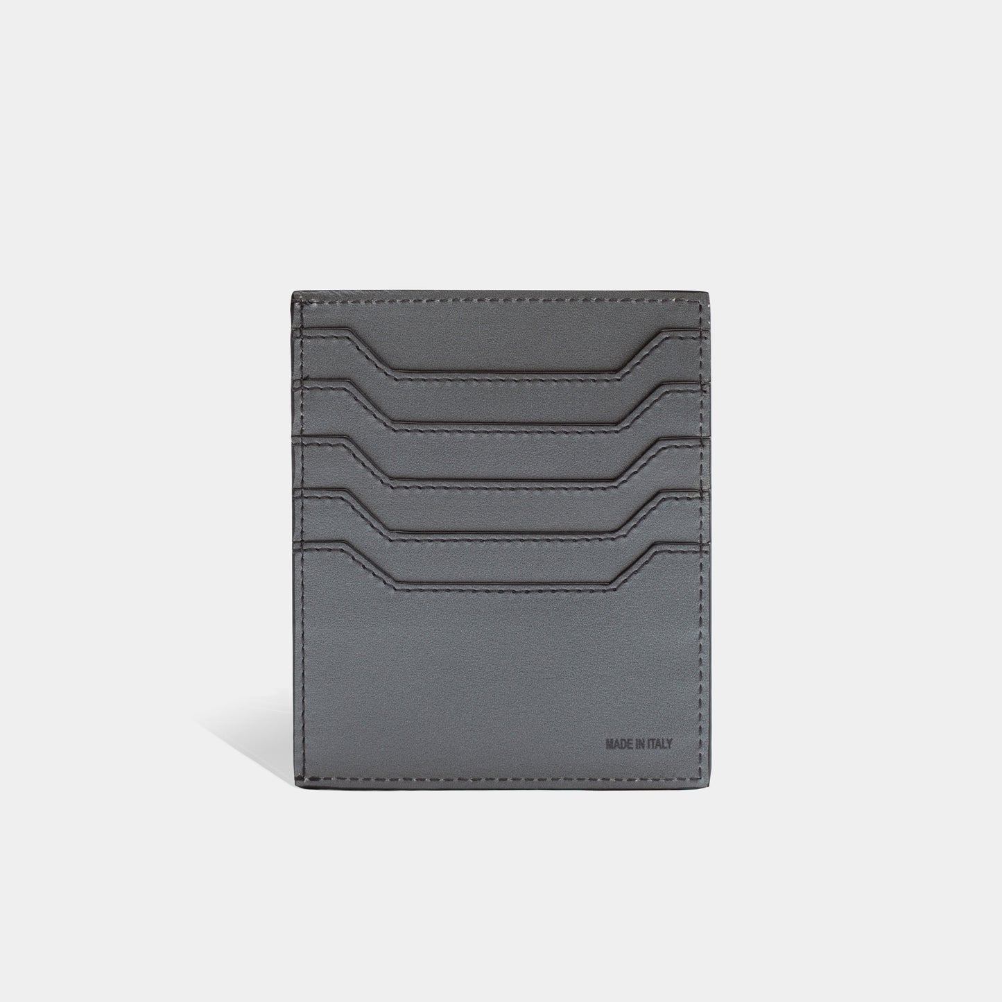 Sail Card Holder - Smoke Gray Leather