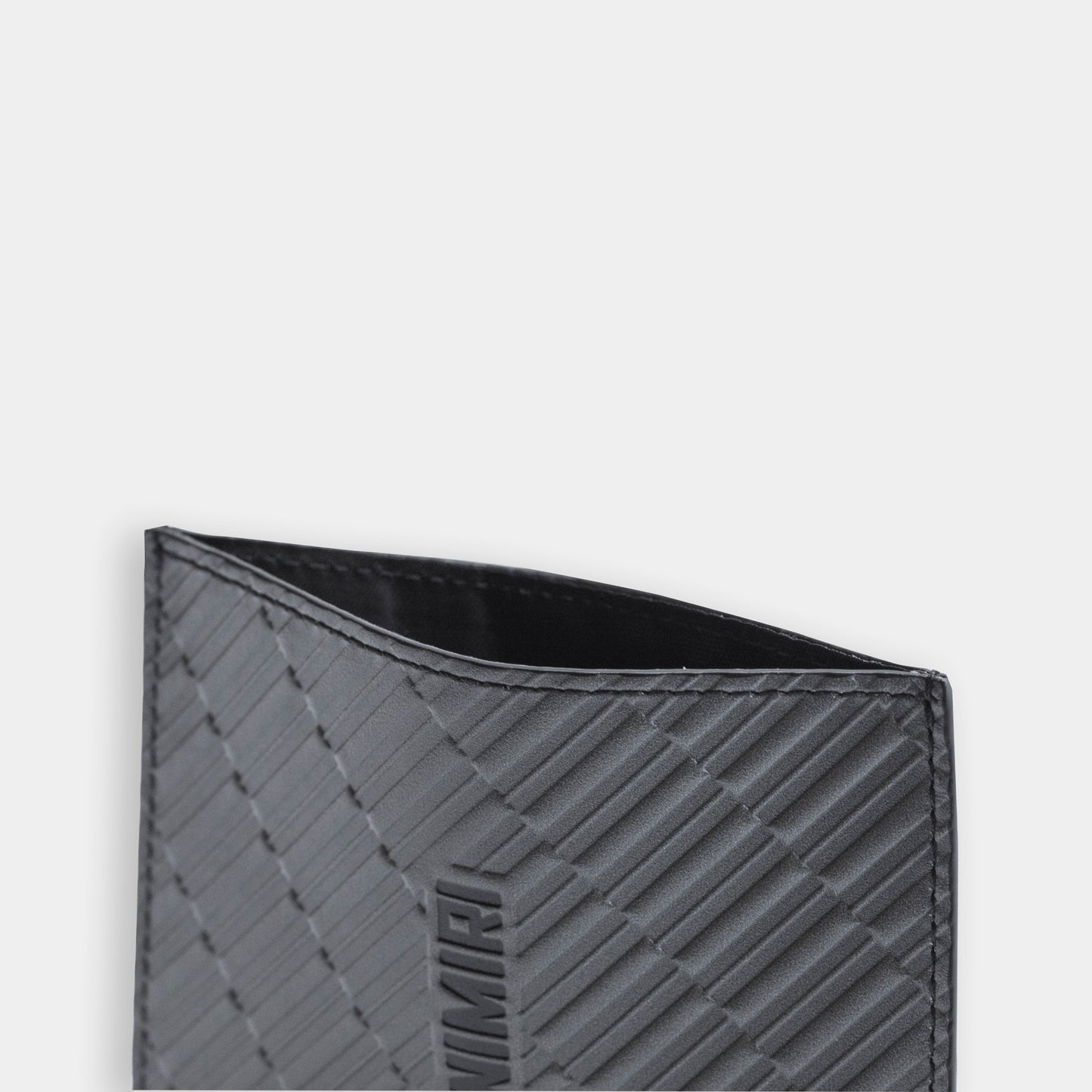 Sail Card Holder - Smoke Gray Leather