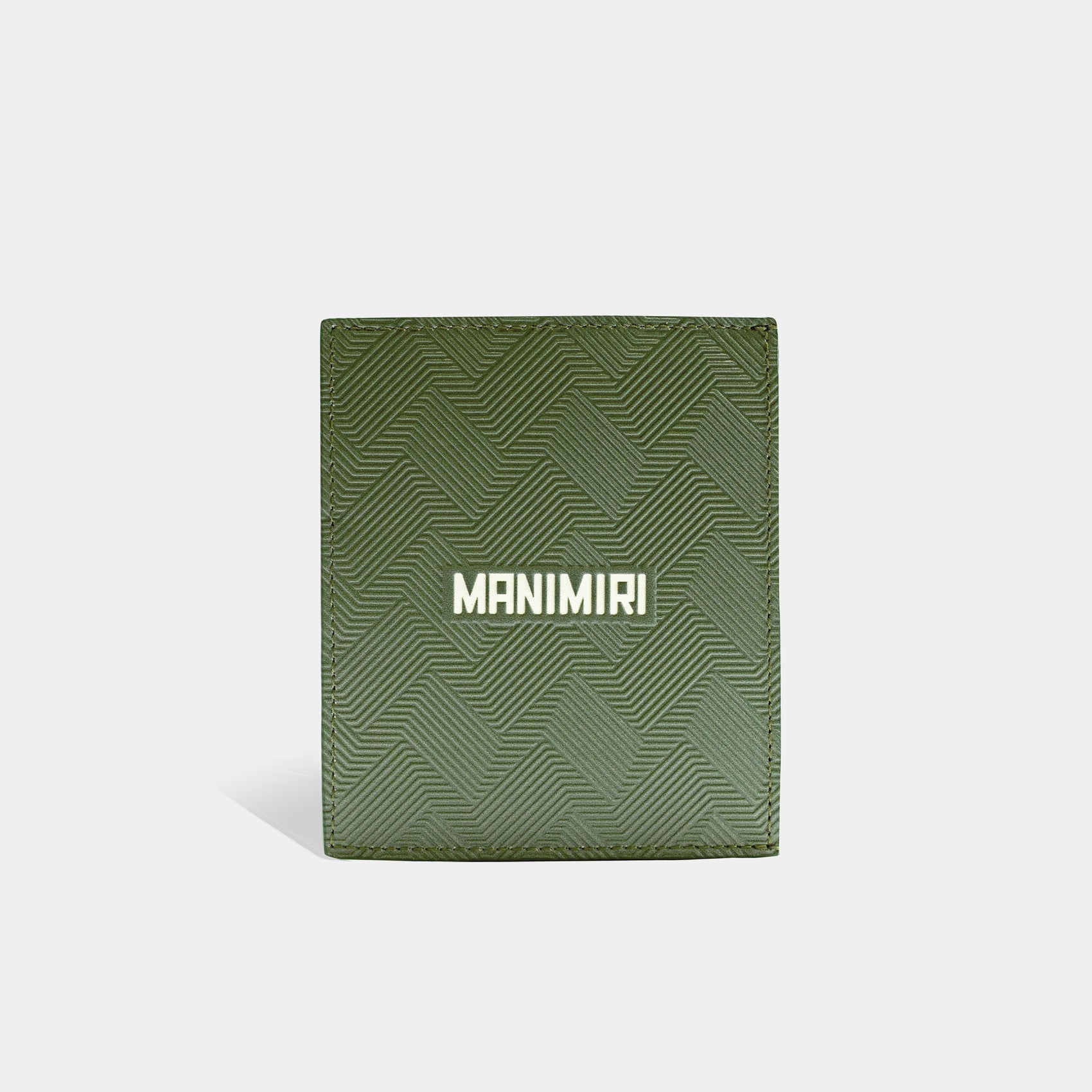 Sail Card Holder - Olive Green Leather