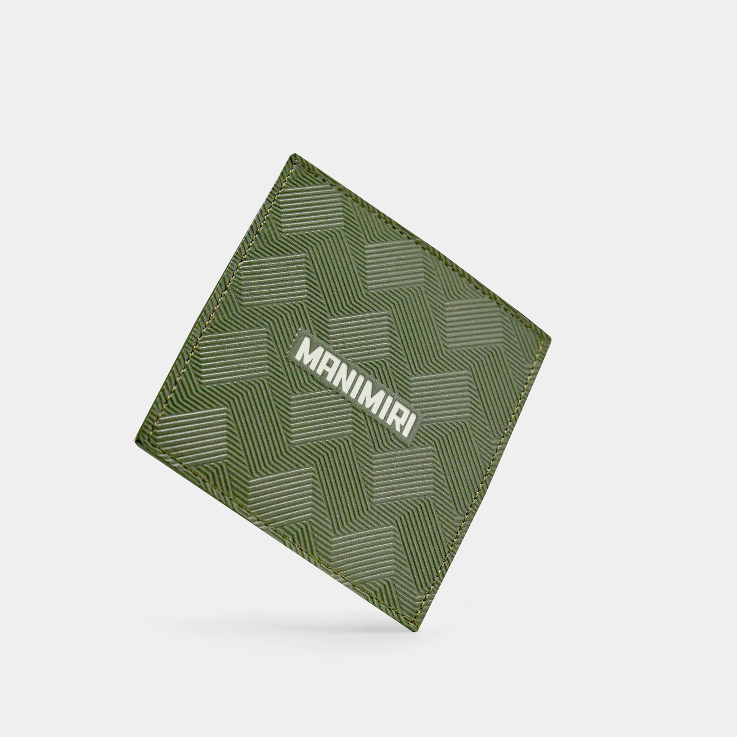 Sail Card Holder - Olive Green Leather