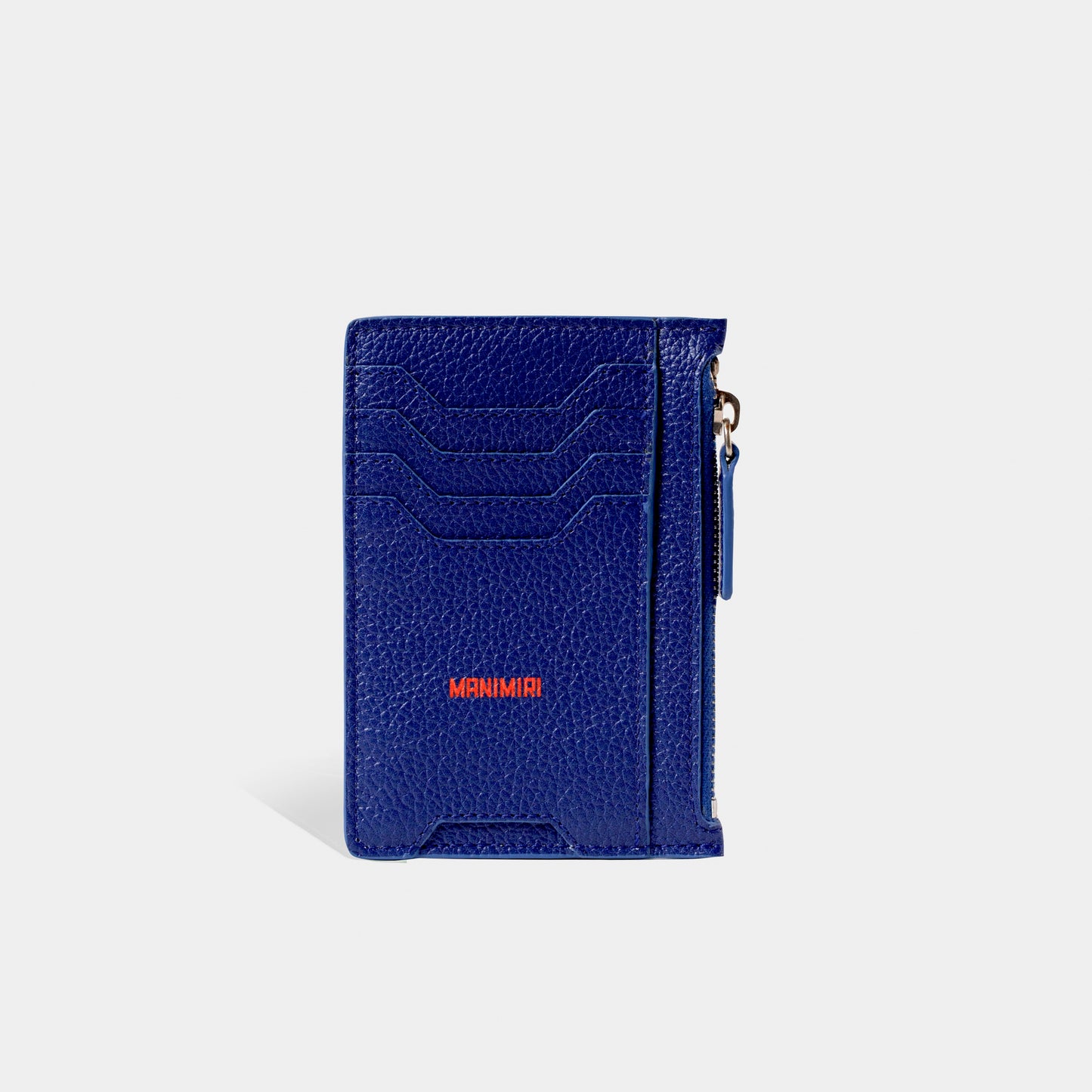 Atlas Card Holder - Electric Blue Leather
