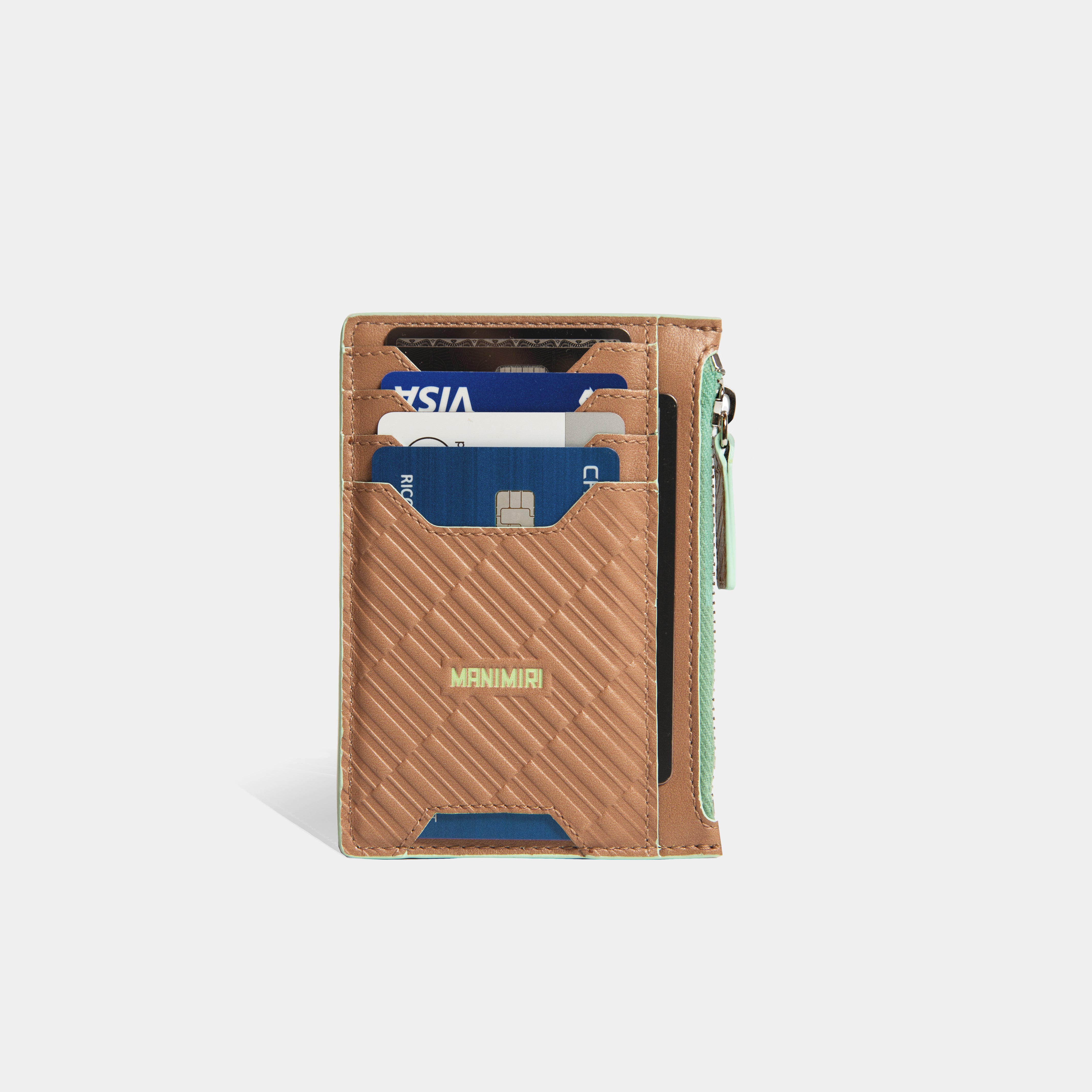 Atlas Card Holder - Mocha Mousse Leather – MANIMIRI